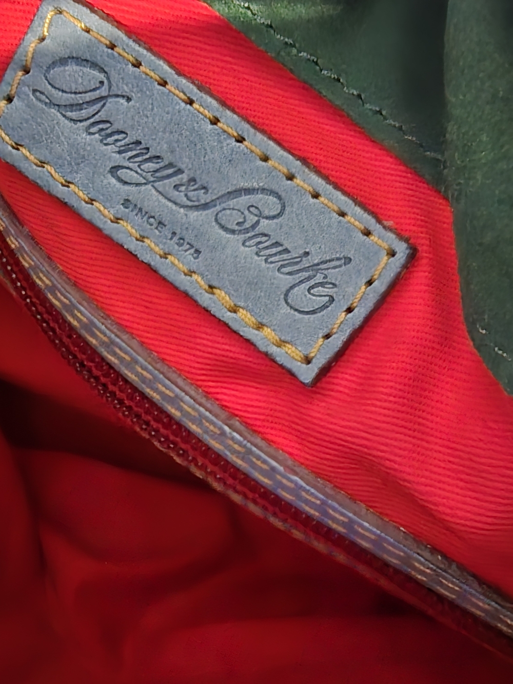 Dooney & Bourke Florentine Vachetta Leather Satchel With Tassel And Buckle - Picture 7 of 13
